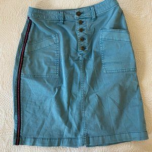Anthropologie blue pencil skirt/SIZE SMALL